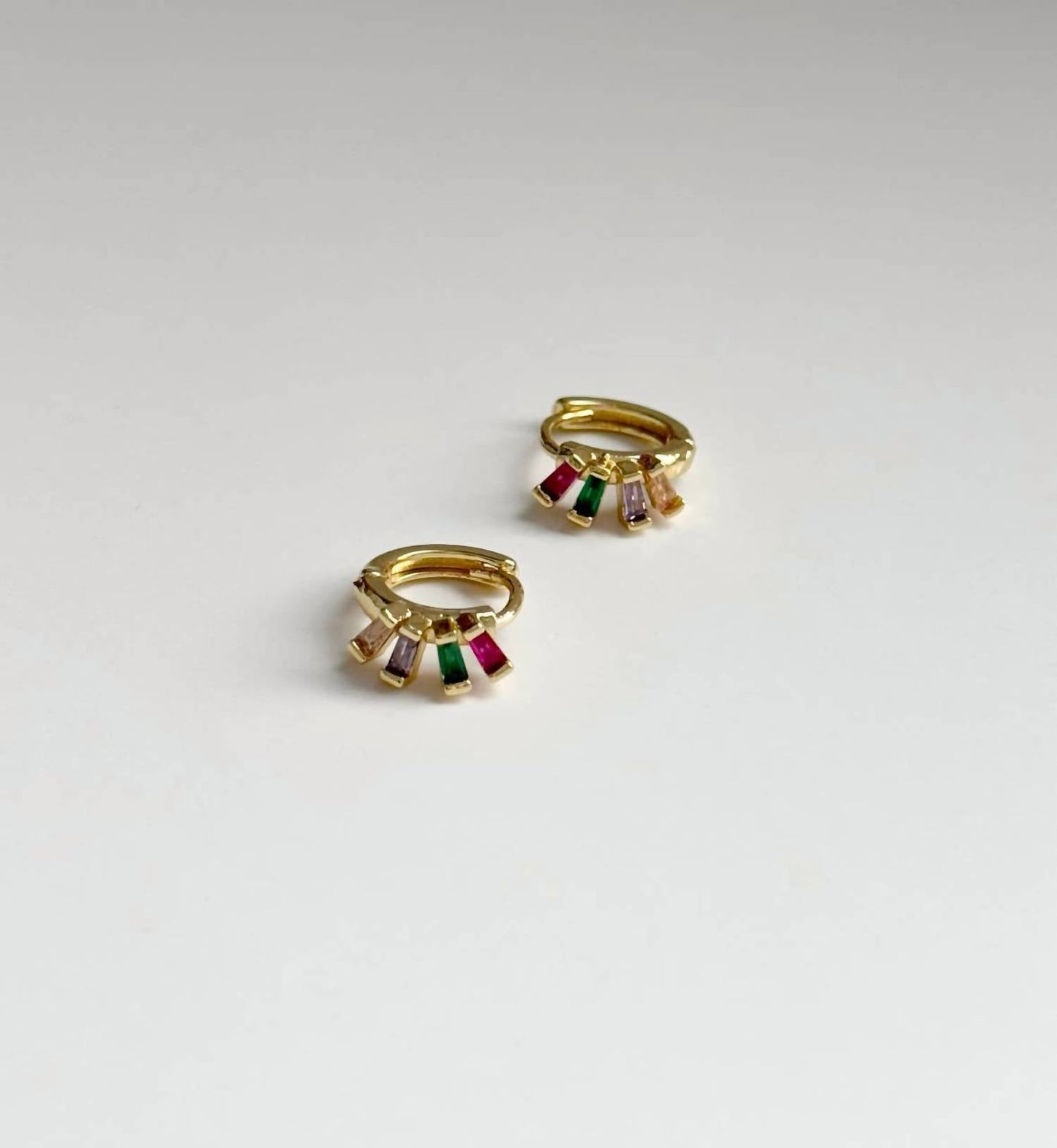Tramps+Thieves - Women's Little Gem Huggie Earrings