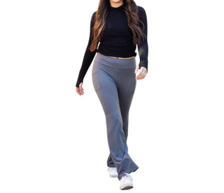Julia Rose - Cassie Bootcut Leggings with Pockets