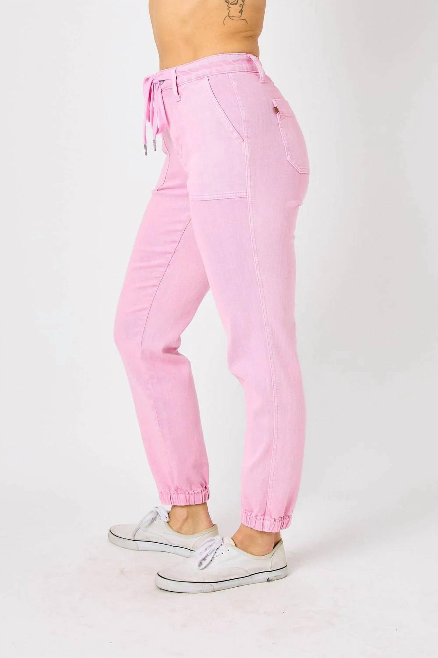 Judy Blue - High Waist Garment Dyed Jogger Jeans