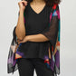 Joseph Ribkoff - Chiffon Abstract Poncho Top