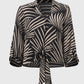 Joseph Ribkoff - Gauze Tropical Print Top