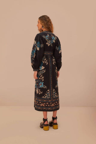 Farm Rio - Blossom Tapestry Midi Dress