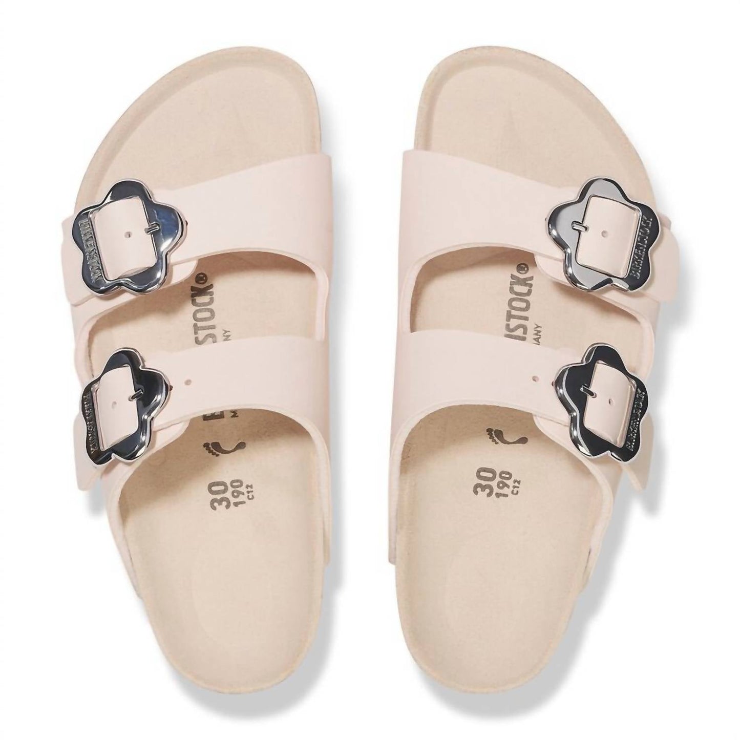 Birkenstock - Kid's Arizona Flower Buckle Sandals