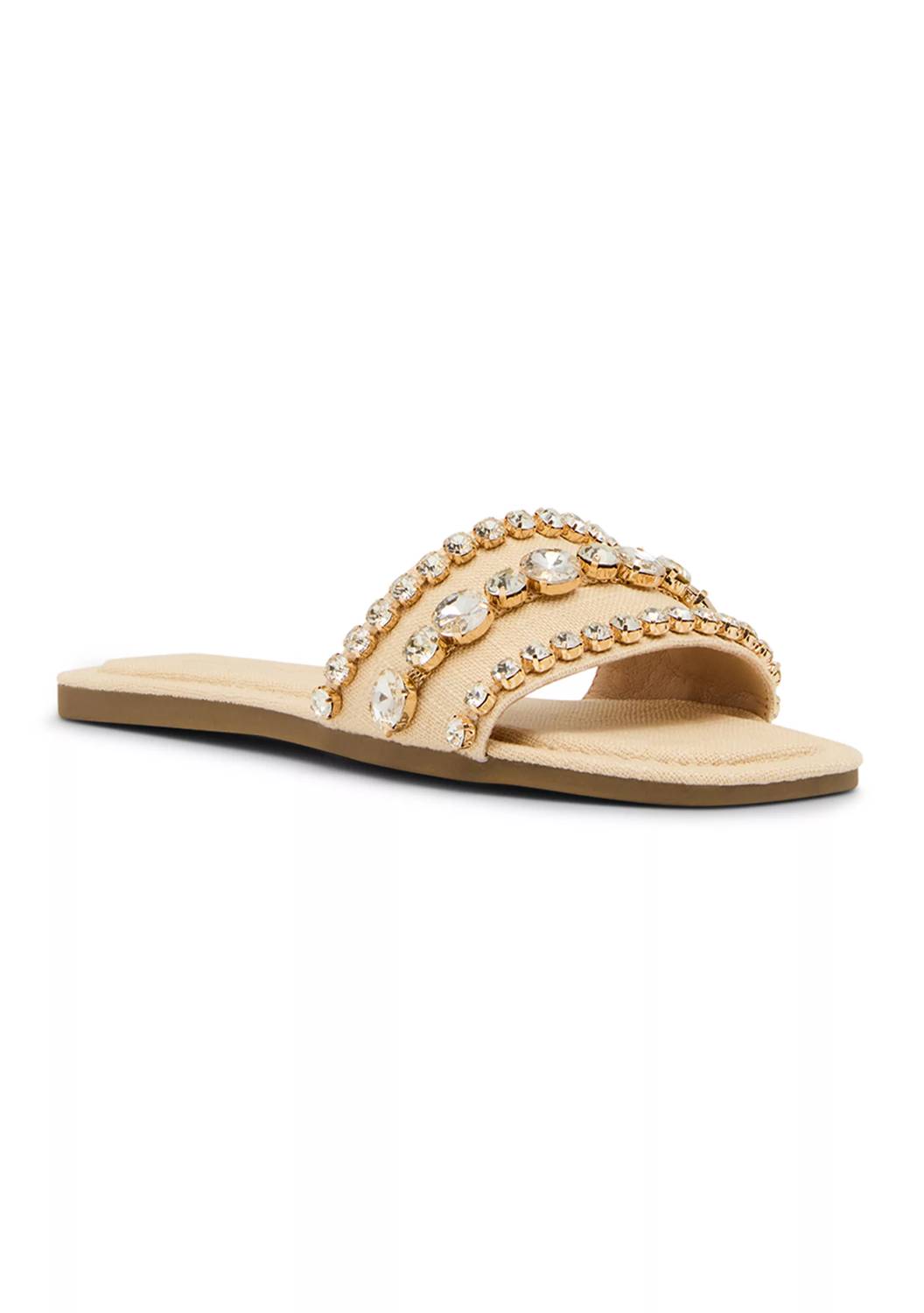 Steve Madden - Women's Toast Jeweled Slide Sandals