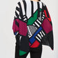 Joseph Ribkoff - Abstract Print Poncho
