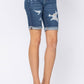 Judy Blue - High Waist Destroyed Bermuda Shorts