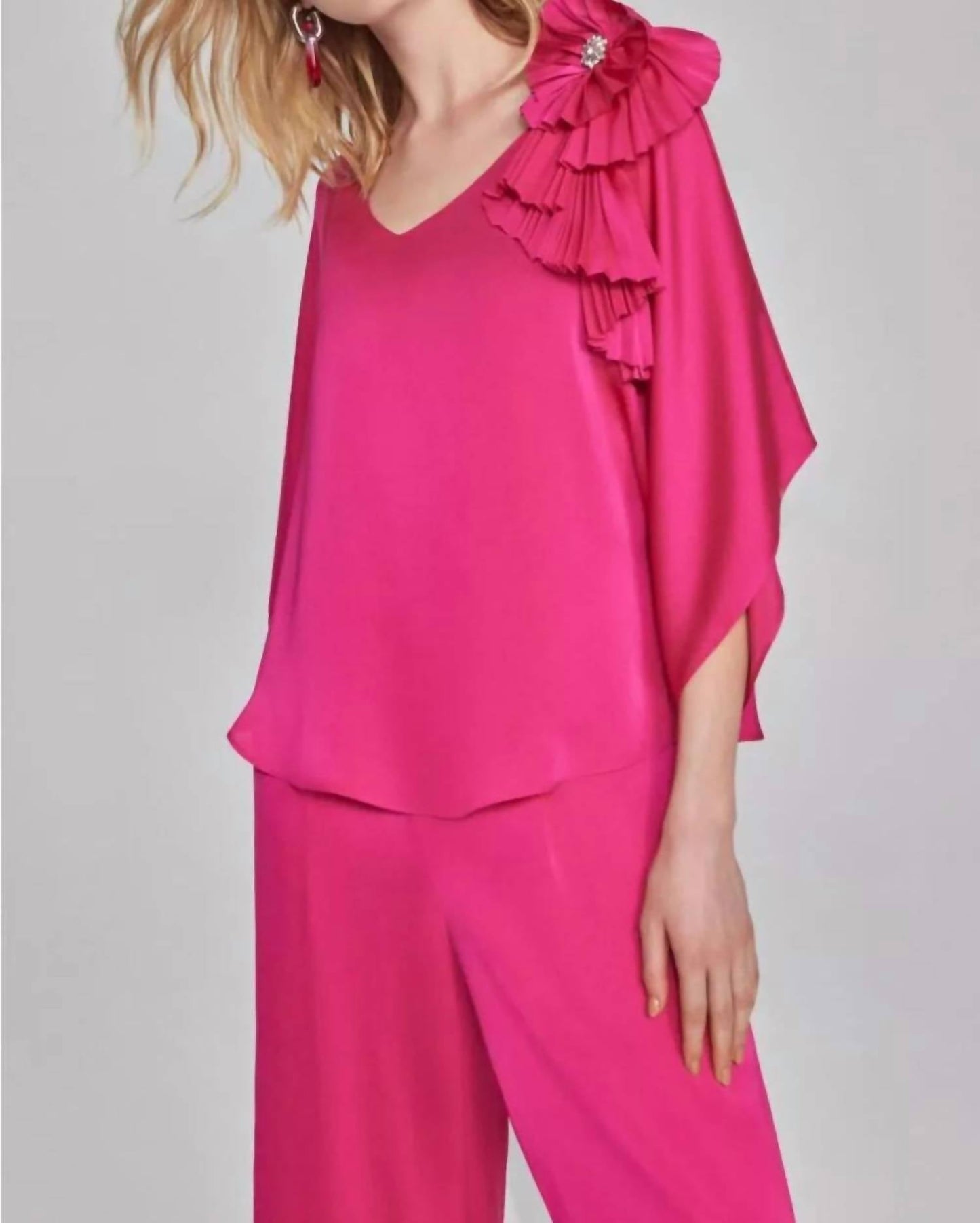 Joseph Ribkoff - Floral Detail Top