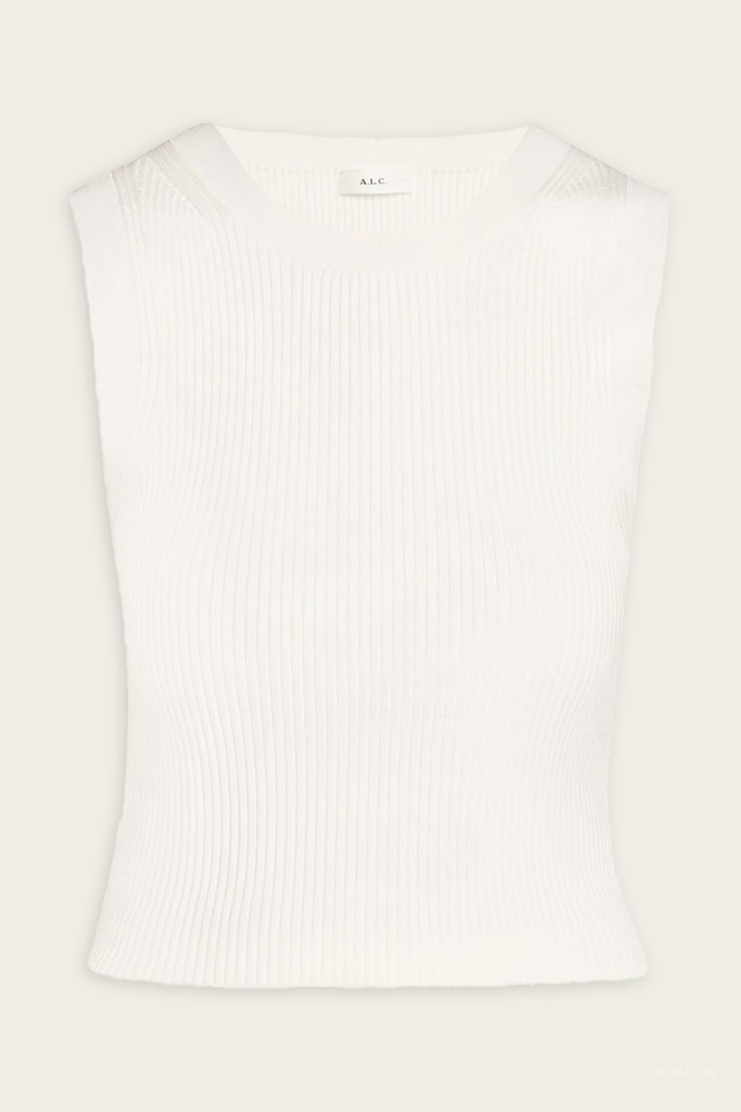 A.L.C. - Kayla Ribbed Tank Top