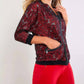 Anatomie - Petal Printed Jersey Bomber Jacket