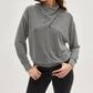 Fifteen Twenty - FAUX WRAP TURTLENECK SWEATER