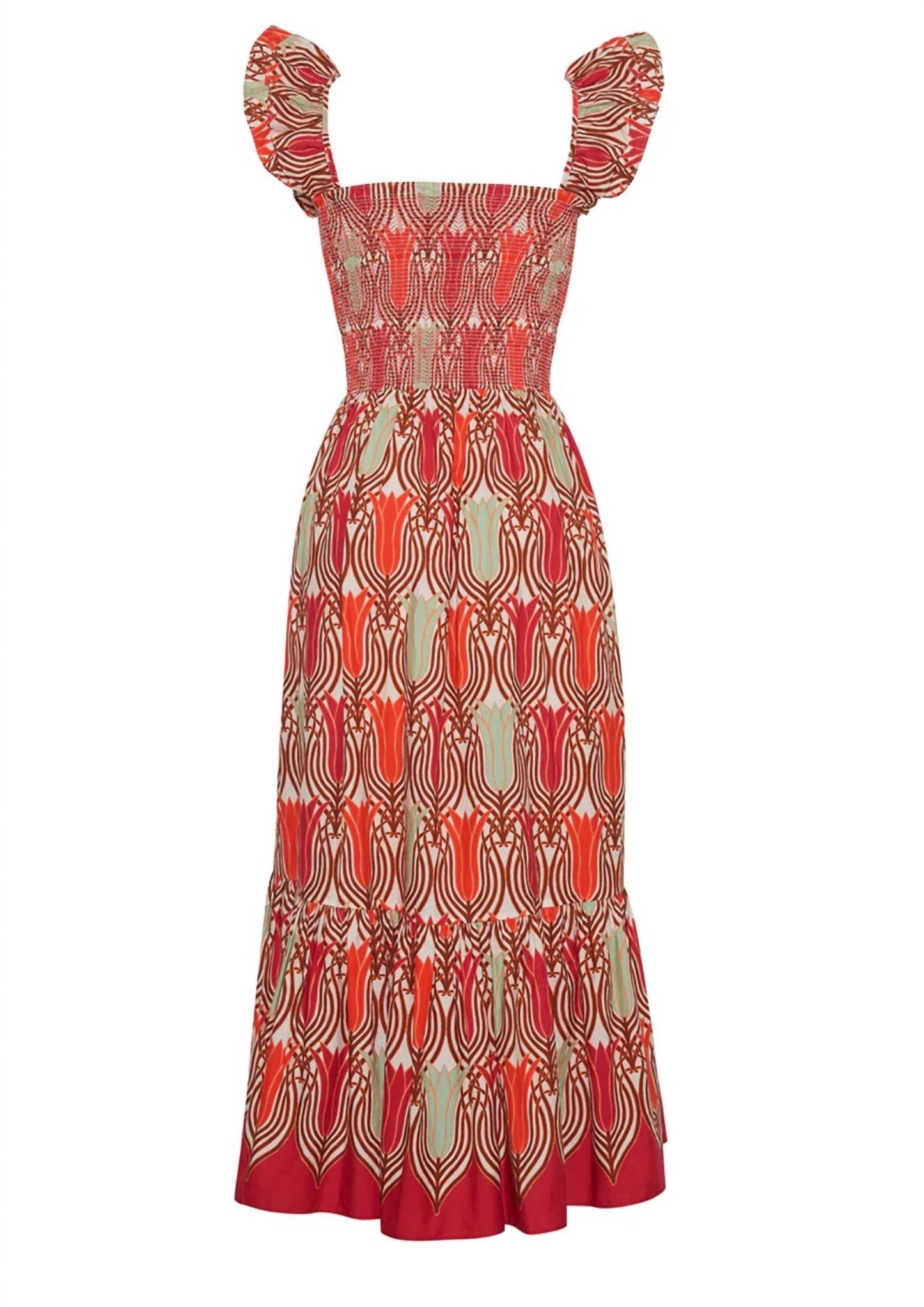 Cara Cara - Ruby Square Neck Dress