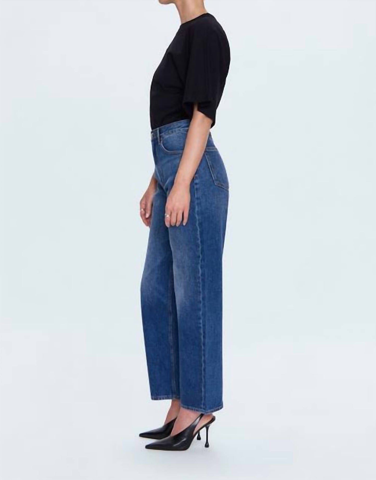 Pistola - Wes High Rise Barrel Jean