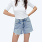 Bayeas - Kelly High Rise Denim Shorts
