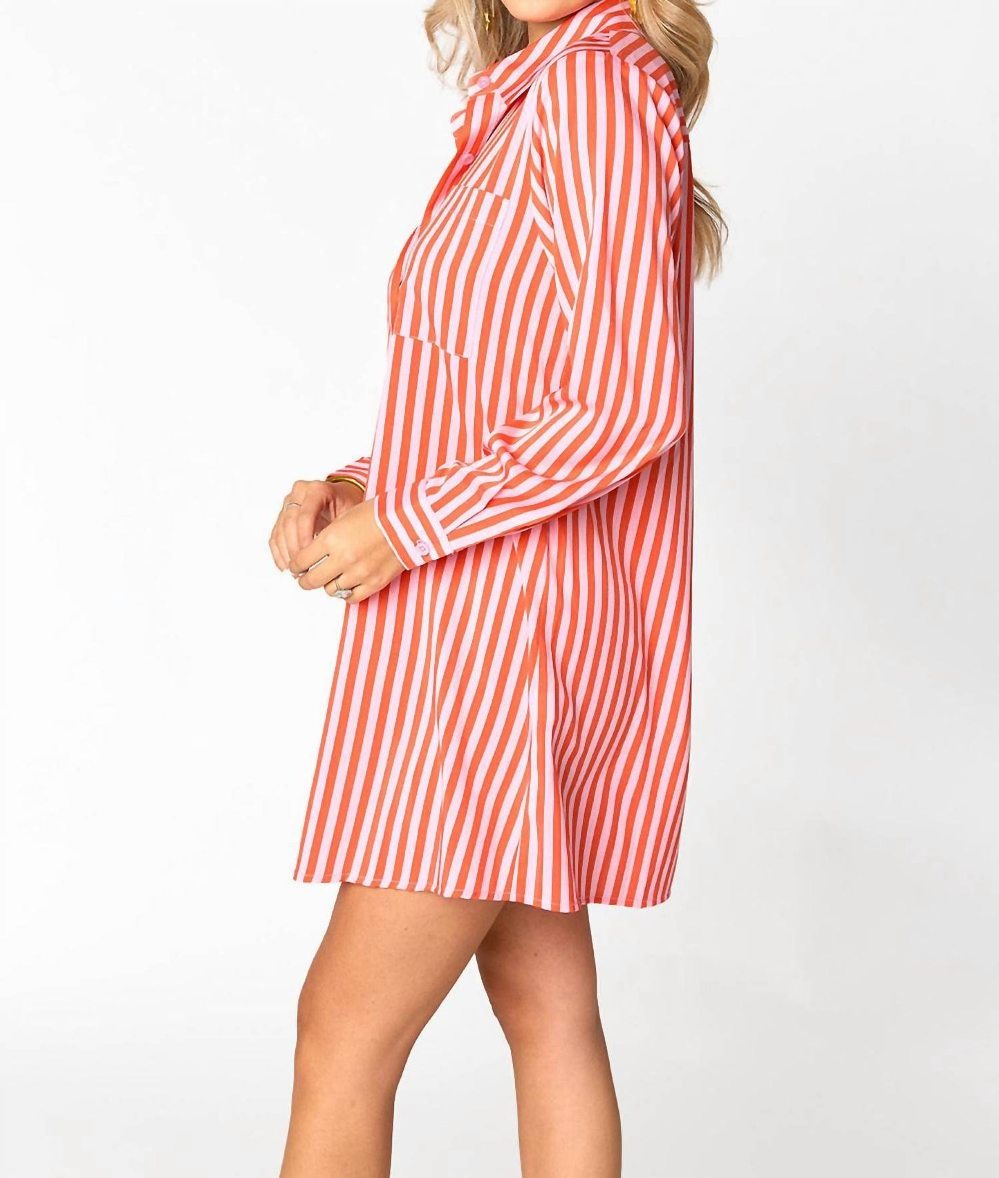 Buddylove - Sun Glow Mini Shirt Dress