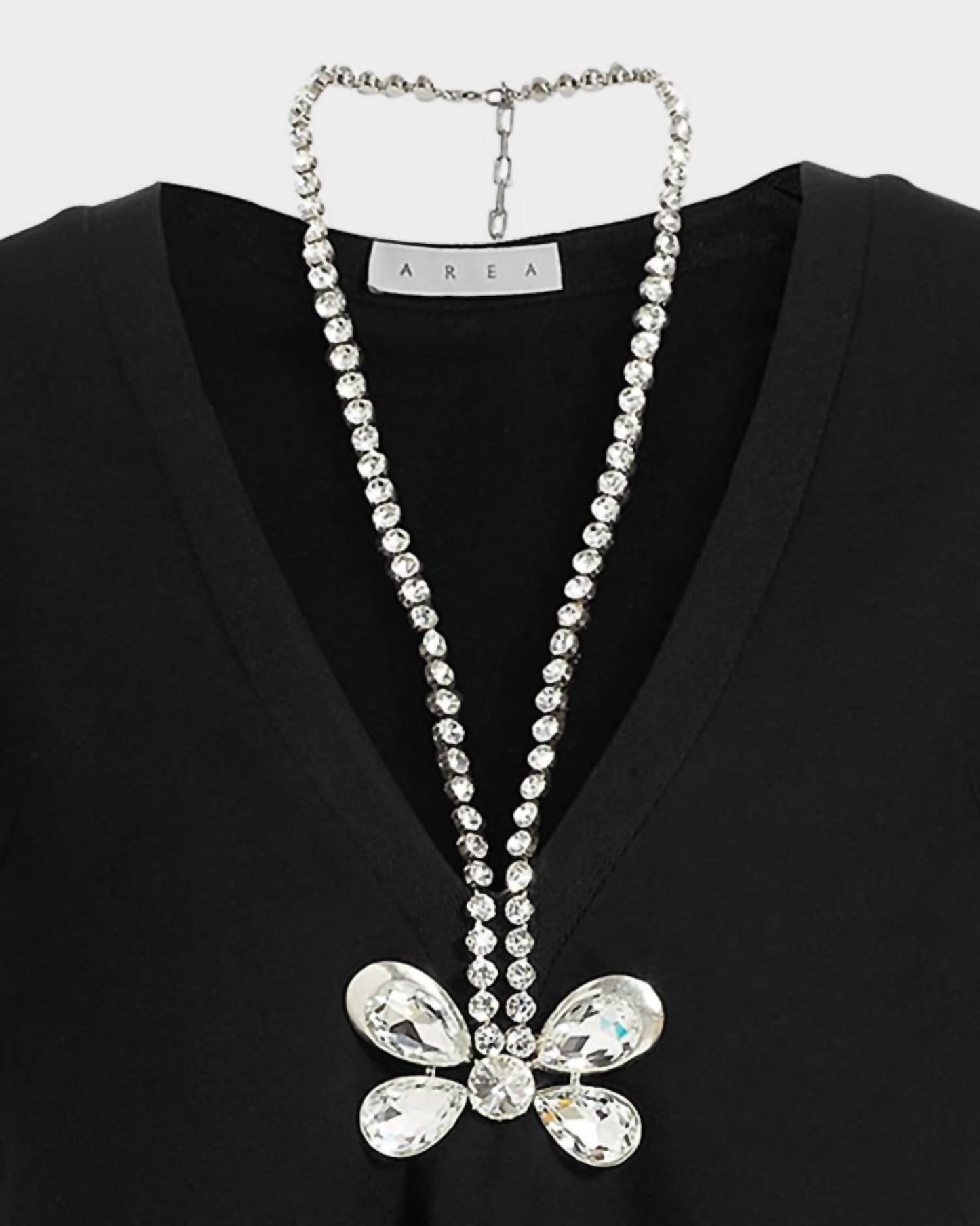Area - Women's Crystal Butterfly Necklace