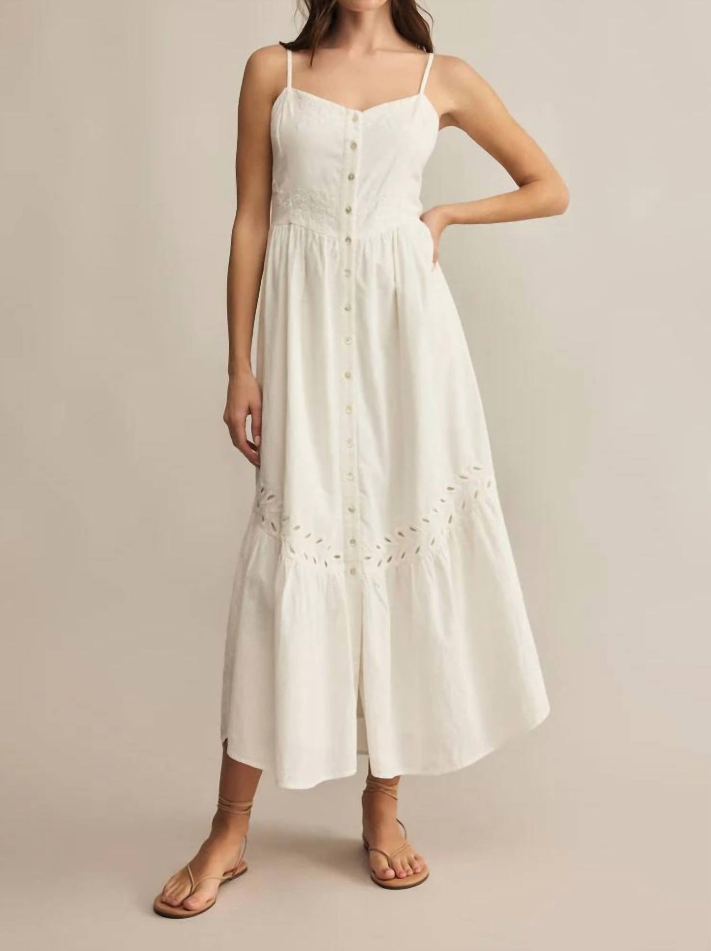 Z Supply - Citadelle Embroidered Maxi Dress