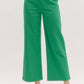 Entro - High Waisted Wide Leg Ankle Length Pants