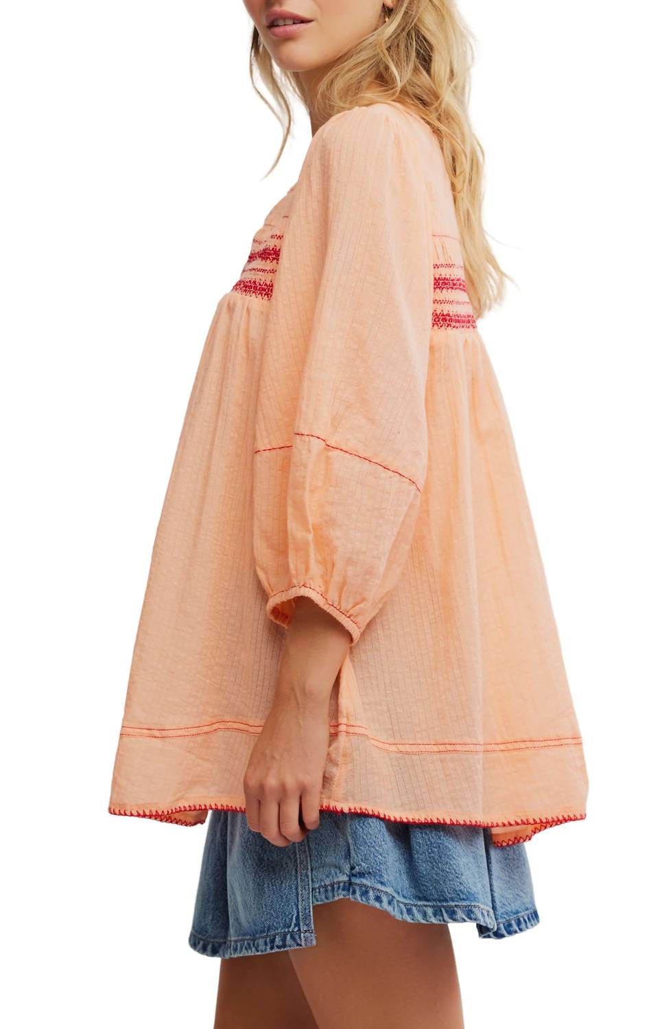 Free People - Dylan Smocked Tunic