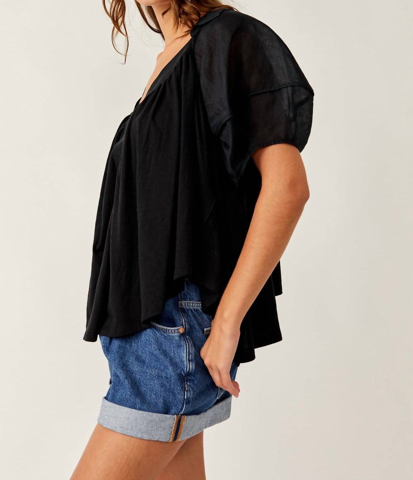 Free People - SUNRAY BABYDOLL TOP