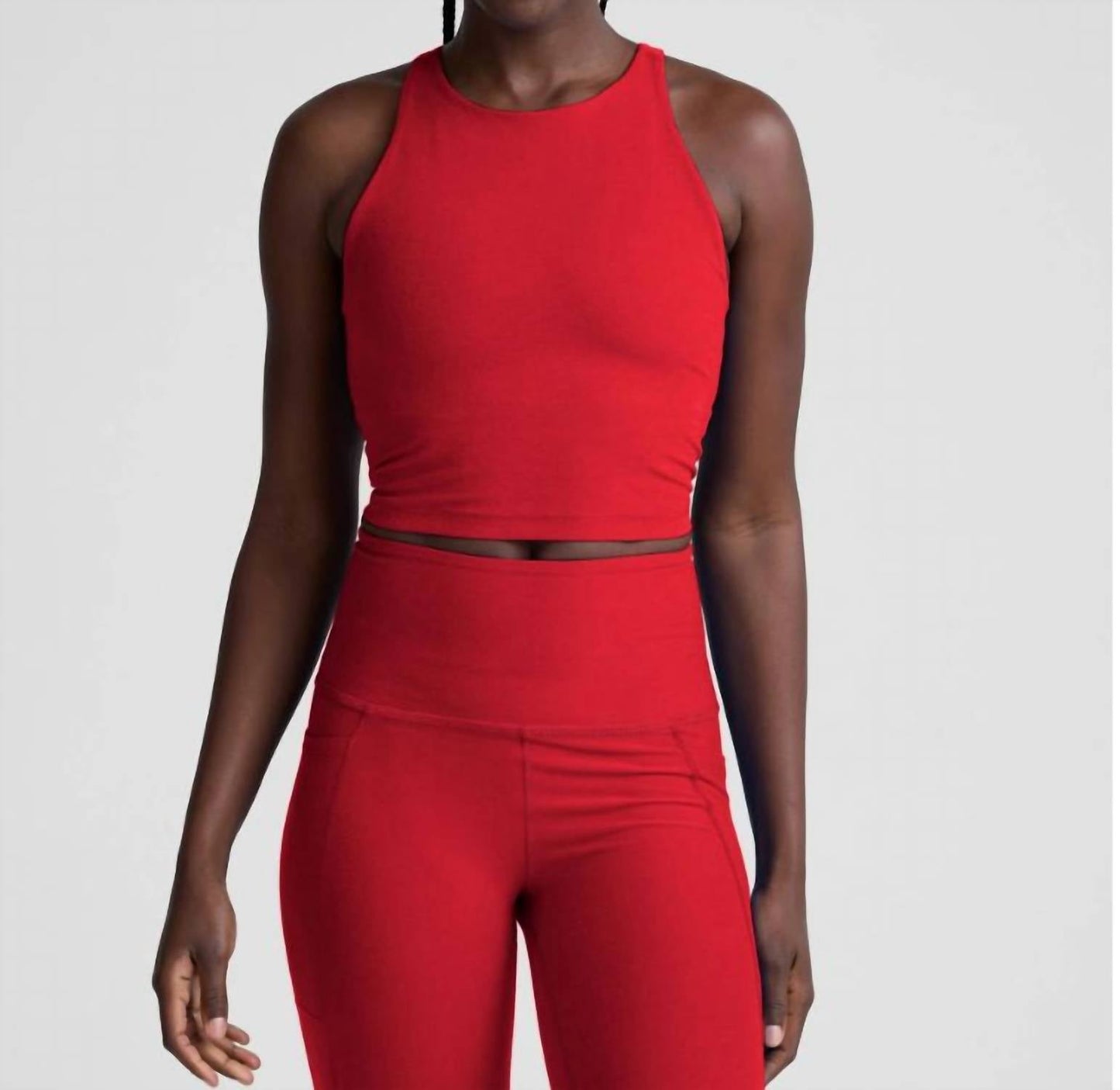 Beyond Yoga - Spacedye High Neck Cropped Tank