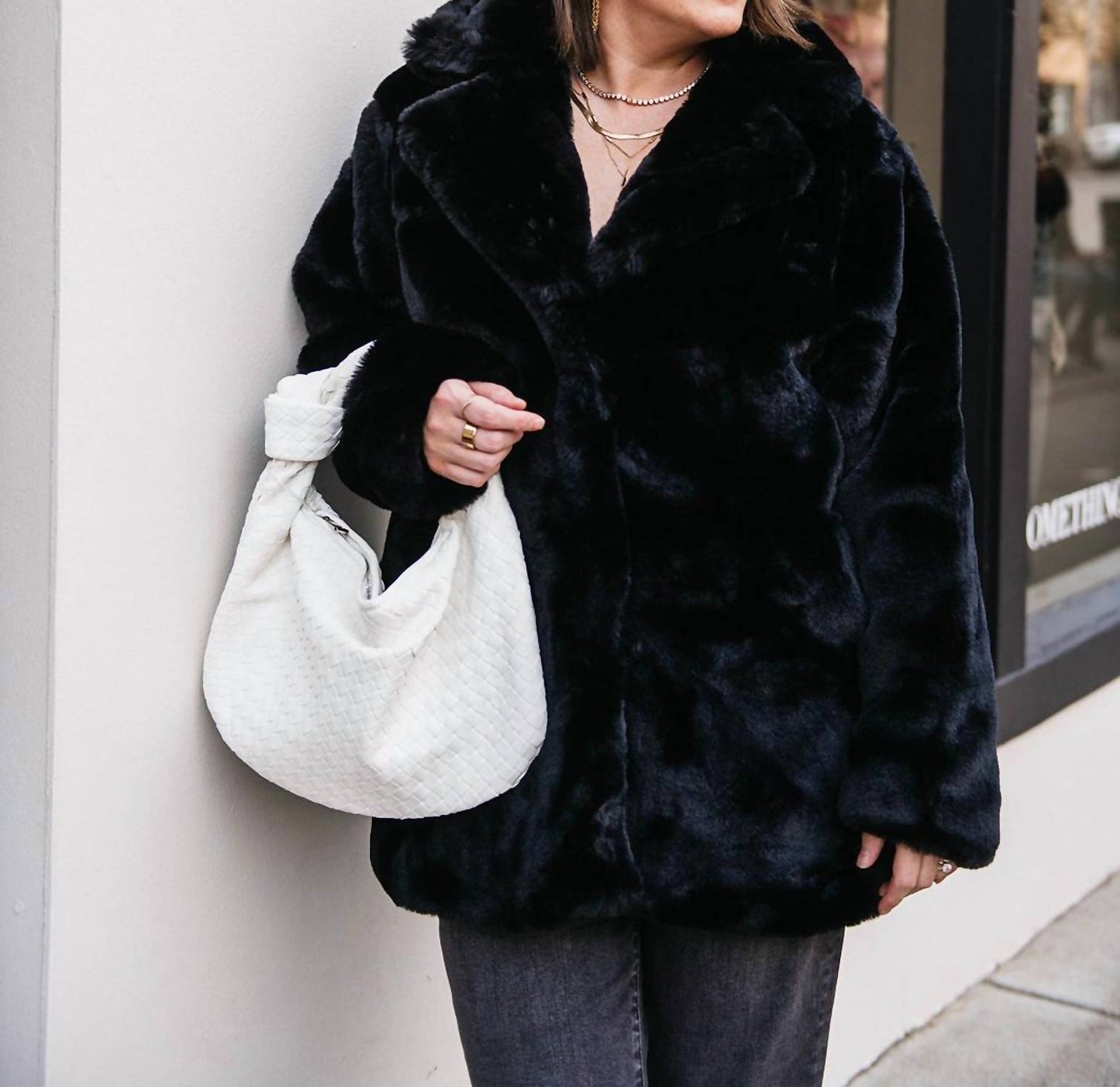 Steve Madden - Faux Fur Coat