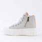Xti - Women's Canvas High top Ankle Boots