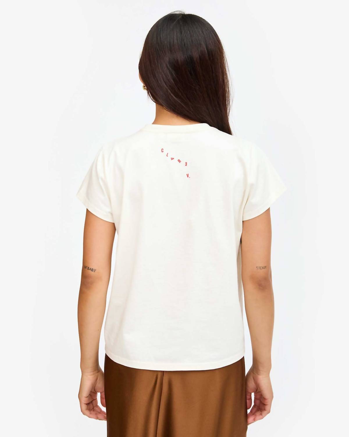 Clare V. - Classic Tee with Bon Vivant