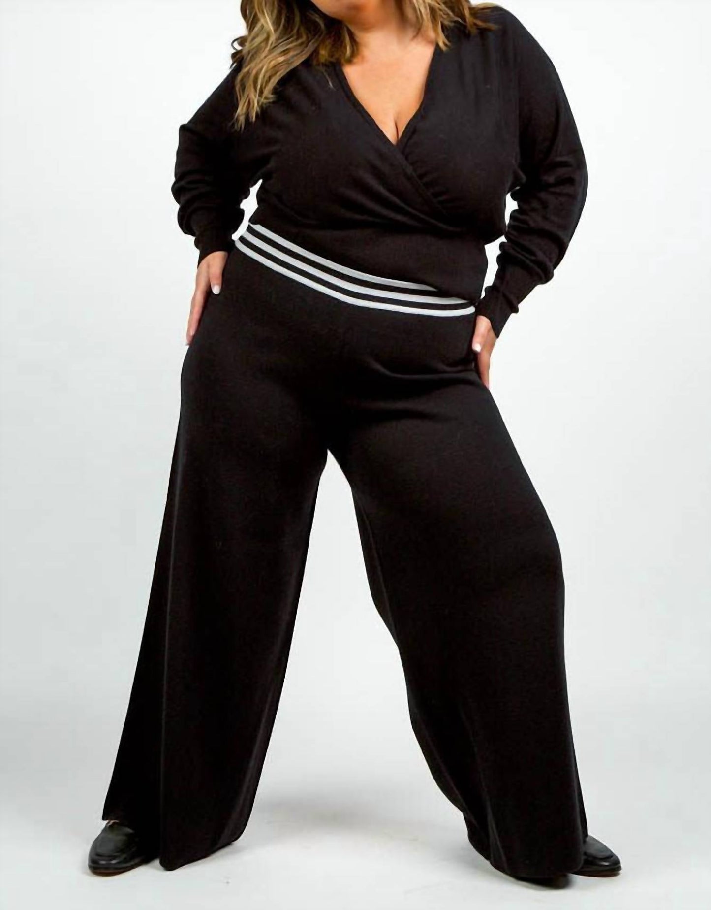 Bitte Kai Rand - Merino Blend Wide Leg Pants - Plus