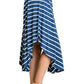 Umgee - Bohemian Striped Midi Skirt