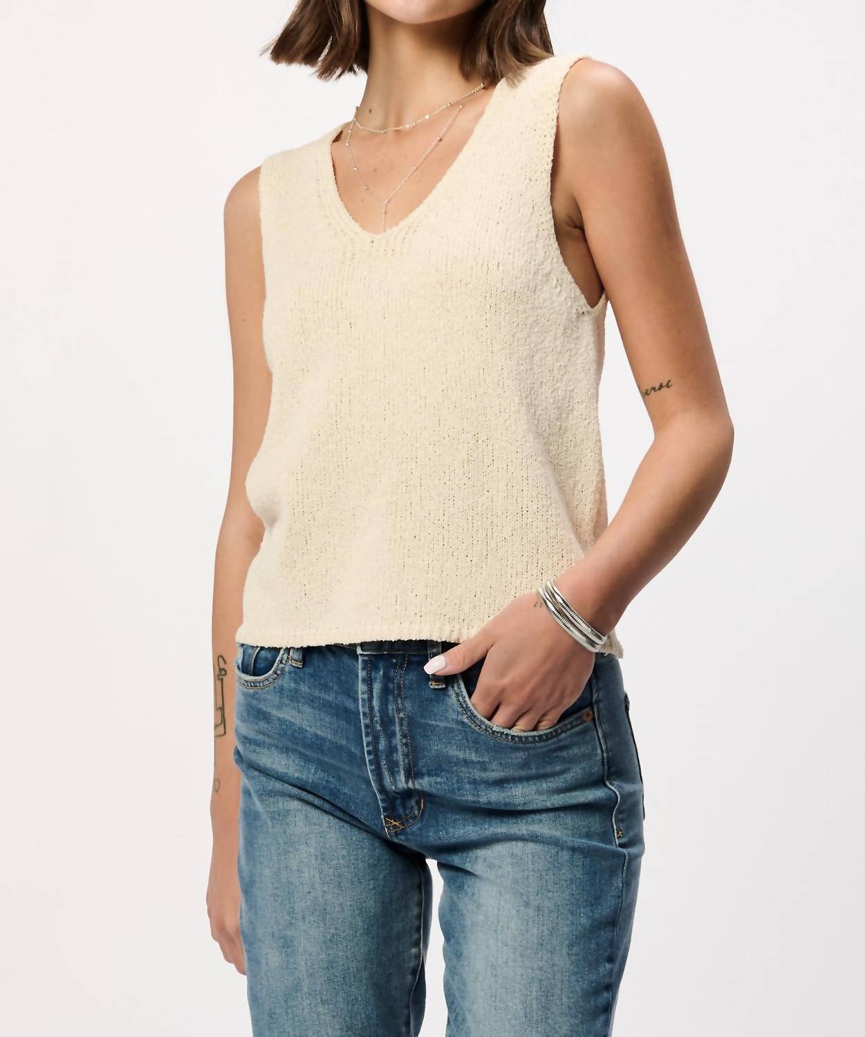 Another Love - Celie Sweater Tank Top