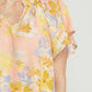 Entro - Floral Potter Sleeve Shirt