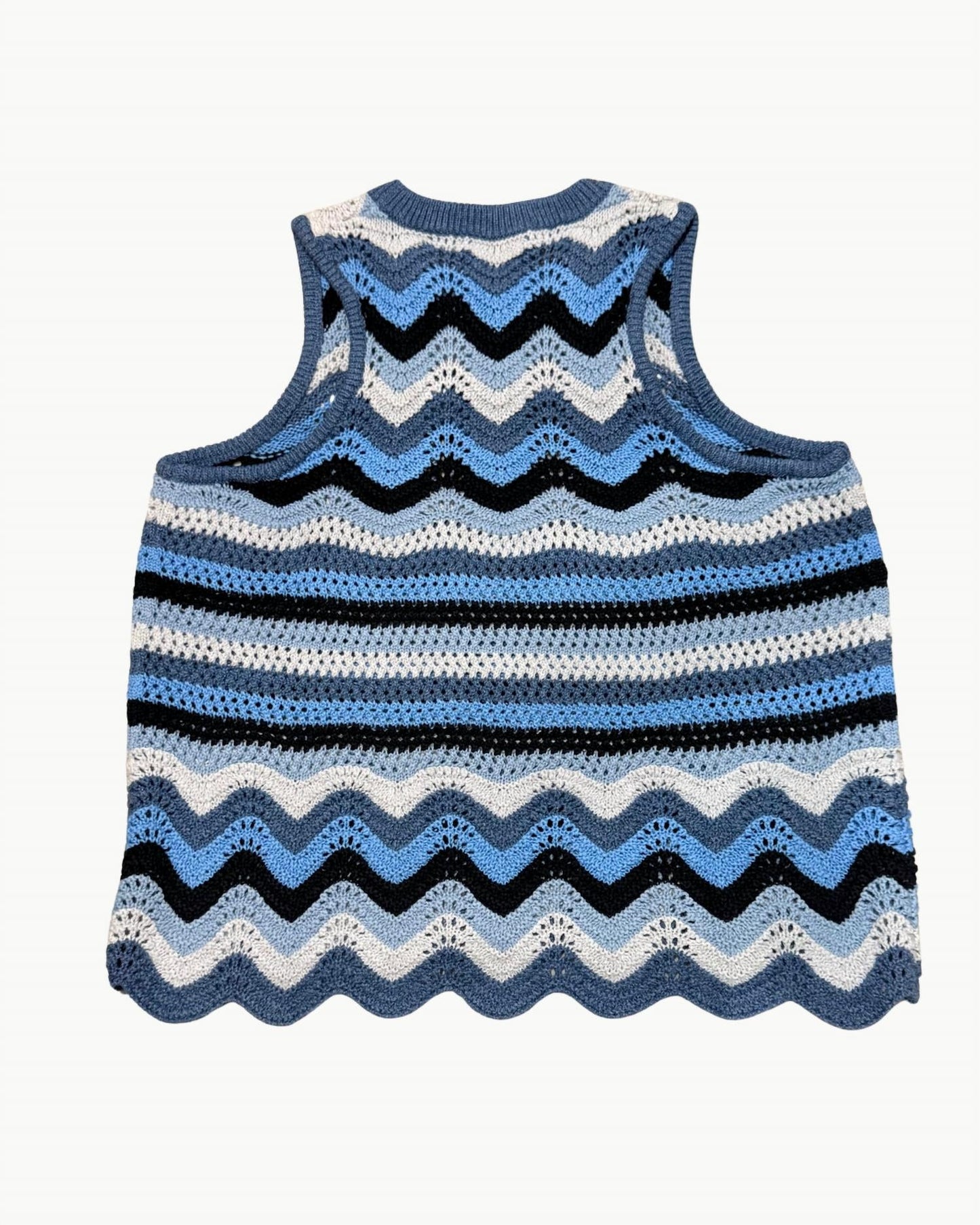 Autumn Cashmere - Wavy Stitch Halter Sweater Tank