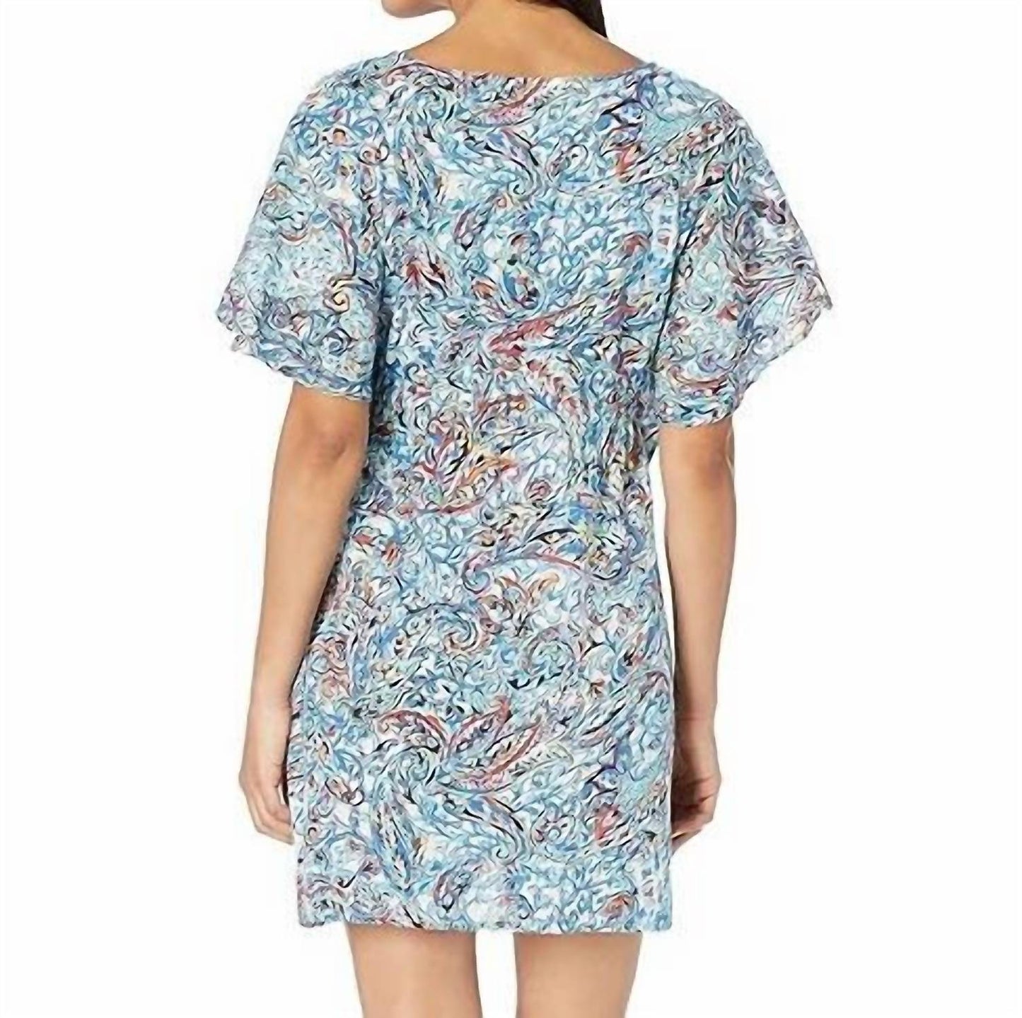 Ralph Lauren - MYSTIC PAISLEY FLUTTER SLEEVE DRESS