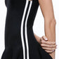 Alice + Olivia - Kimi Side Stripe Mini Dress