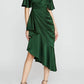 Theia - Gwen Asymmetric Ruffle Dress