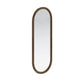 Iron Art Oval Retro Mirror in Gold with Antique Finish