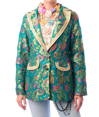 Aratta - Renaissance Silk Jacquard Blazer