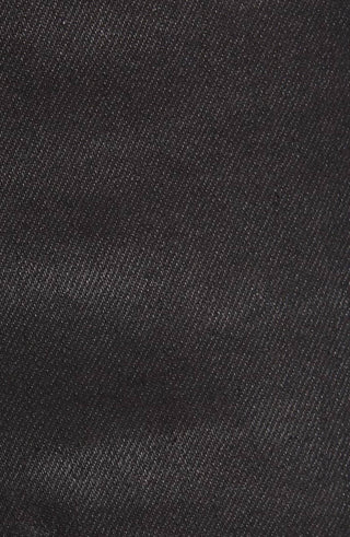 Topshop - Calça jeans cropped com cintura alta e bainha crua, perna reta e acabamento revestido