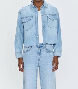 Pistola - Camisa de trabalho clássica Sadie