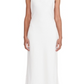 Vestido Staud Shannon com detalhes em corrente, branco, tamanho XL