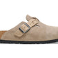 Birkenstock - Women's Boston Braided Suede Clogs