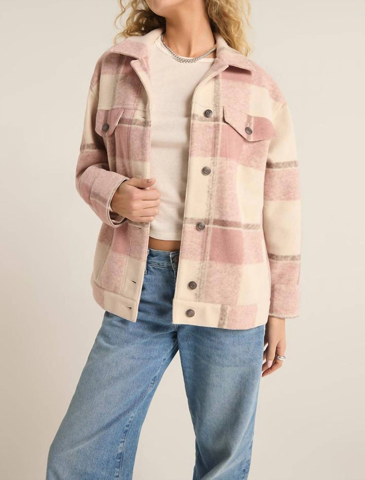 Z Supply - Preston Knit Plaid Jacket