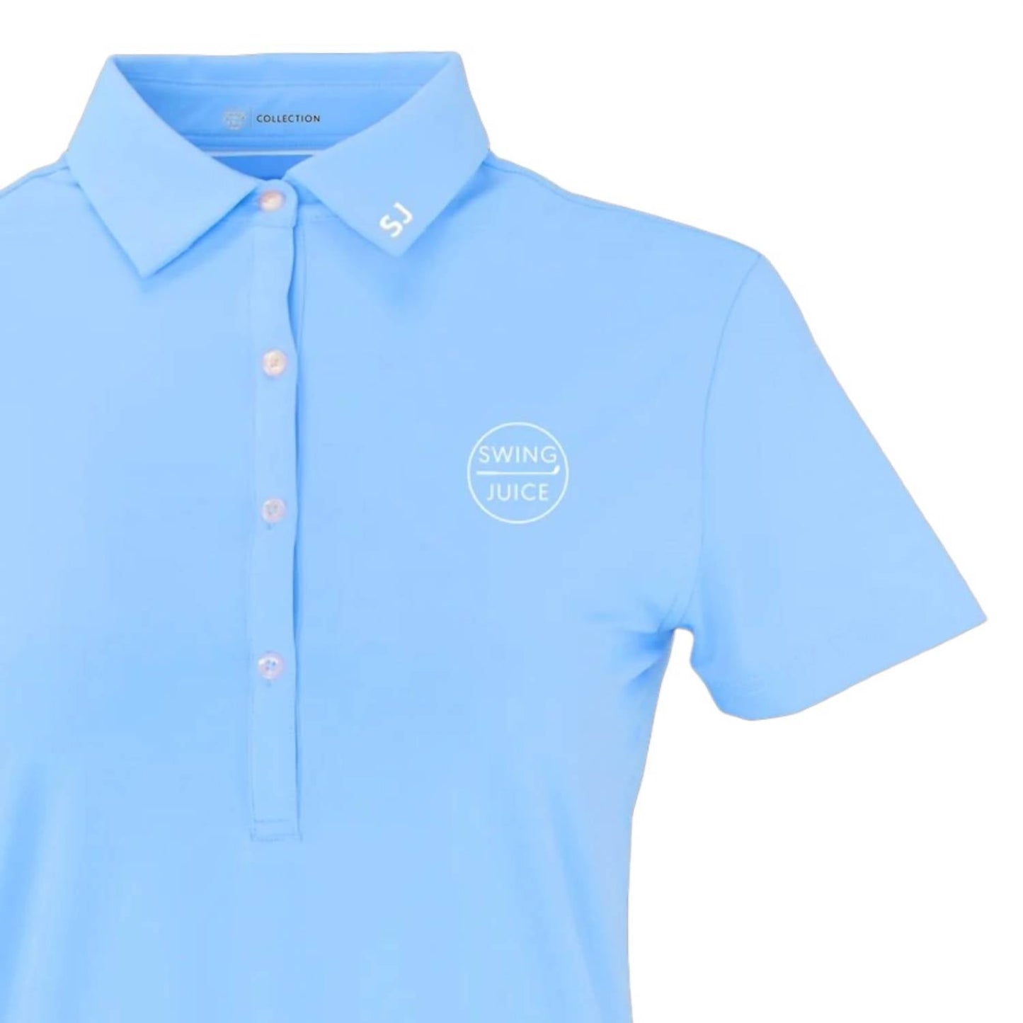 Swingjuice - Camisa polo feminina retrô de golfe