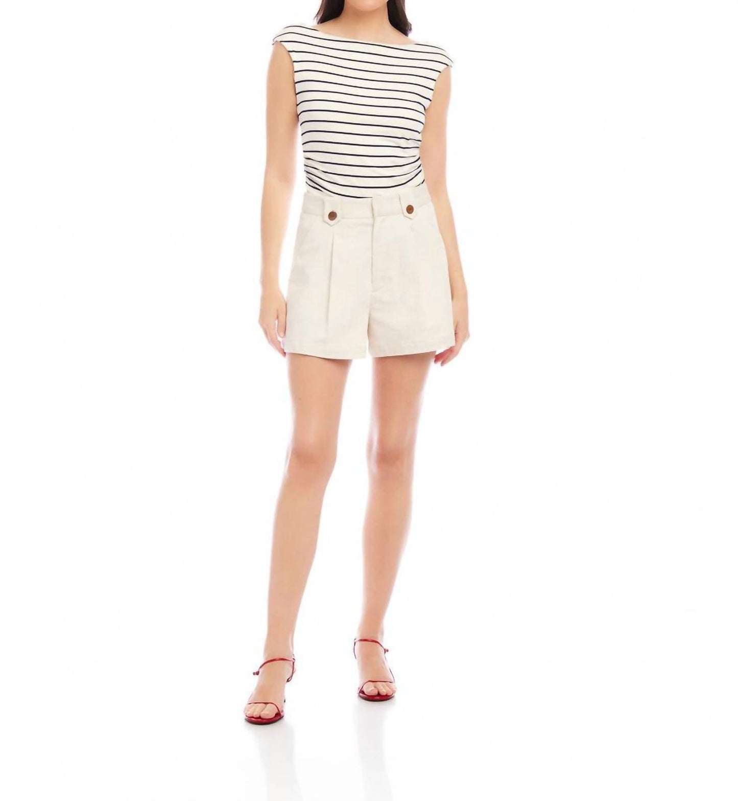 Fifteen Twenty - Cassidy Pleated Shorts