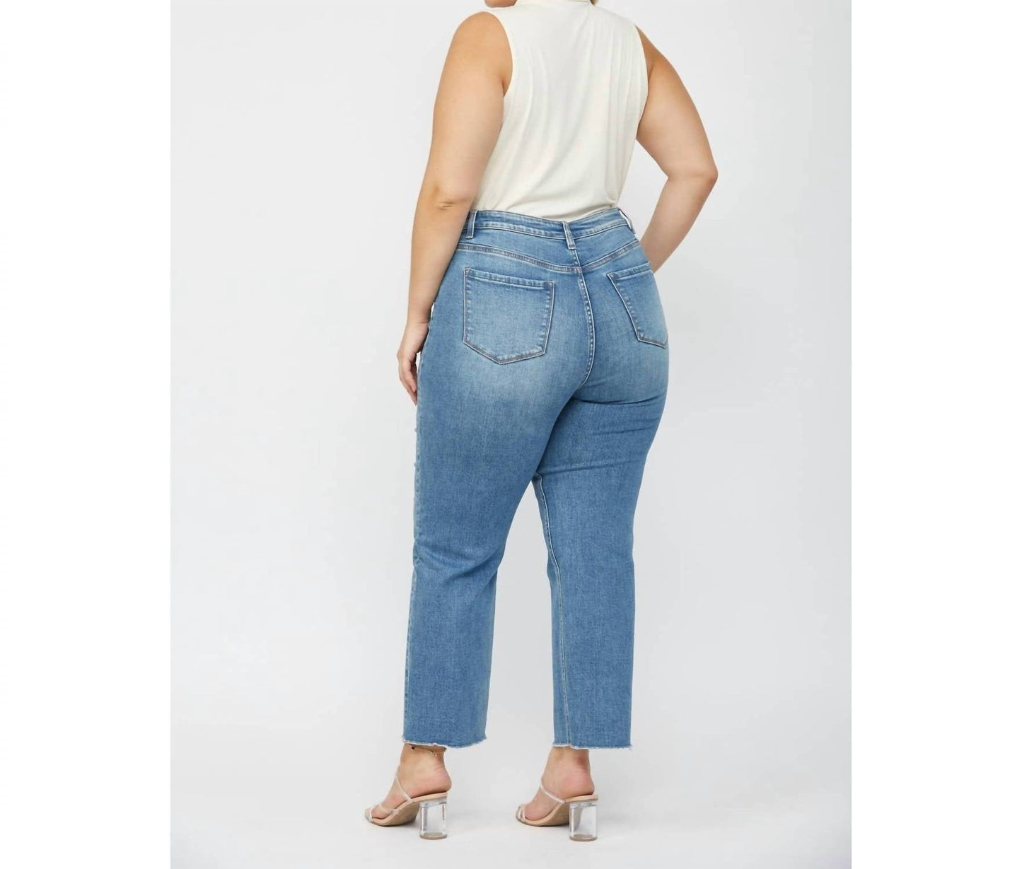 Mica Denim - Super High Rise Straight Leg (plus Size )