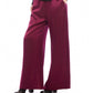 Karen Kane - Women's Wide Leg Satin Pants