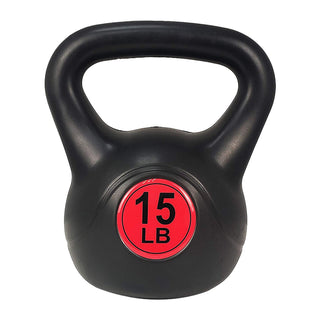 Pesos de exercício BalanceFrom Kettlebell Fitness, conjunto de 3, 10, 15 e 20 libras