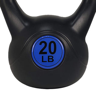 Pesos de exercício BalanceFrom Kettlebell Fitness, conjunto de 3, 10, 15 e 20 libras