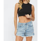 Mica Denim - High Rise Jean Shorts