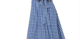 Vestido Mindy sem mangas feminino Leota em azul Bellwether